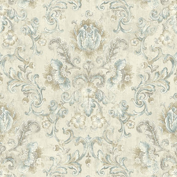 English Style Tapeten Floral Cameo-109629
