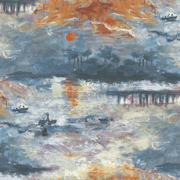 Wallpaper blue Nautical Sunset-235635