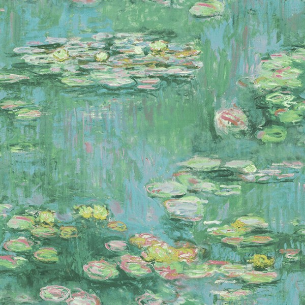 Акварельные обои Lily Pads-386285