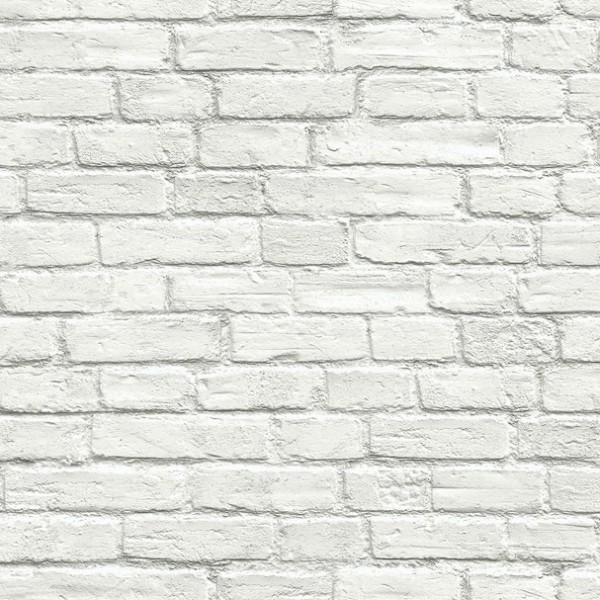 Серые обои Brick-642112