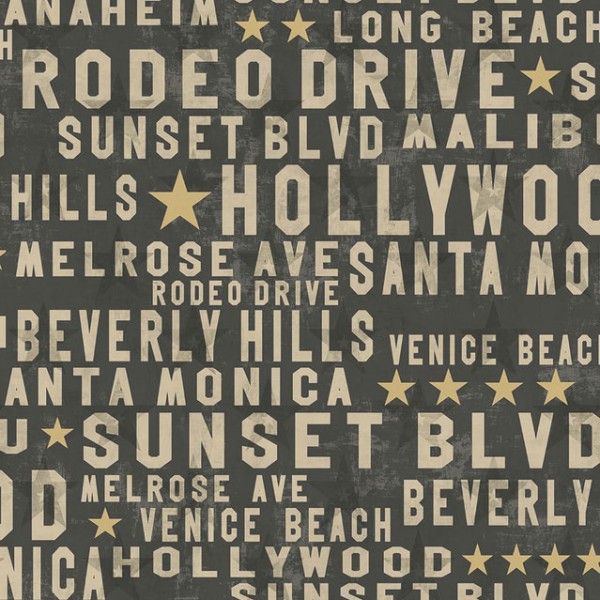 Wallpaper black Hollywood Words-900136