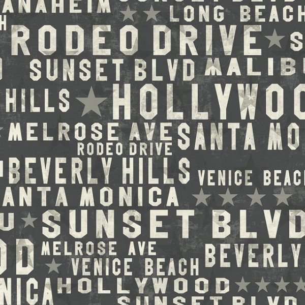 Wallpaper black Hollywood Words-235272