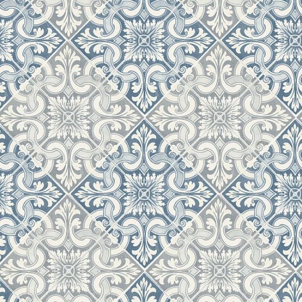 Wallpaper blue Tile-537069