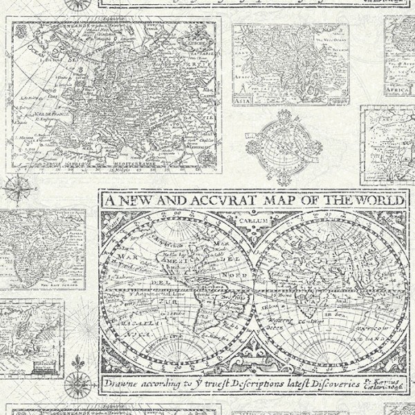 Дизайнерские Обои Map Of The World-CBB42F