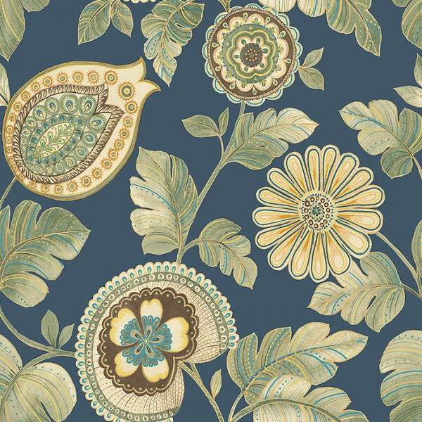 Wallpaper blue Calypso-305435