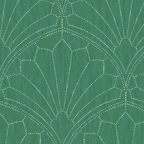 Зеленые обои Scallop-201420
