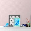 Розовые обои Uni Points-136568
