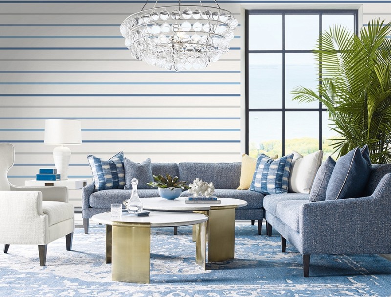 Обои в полоску Horizontal Stripes-317328