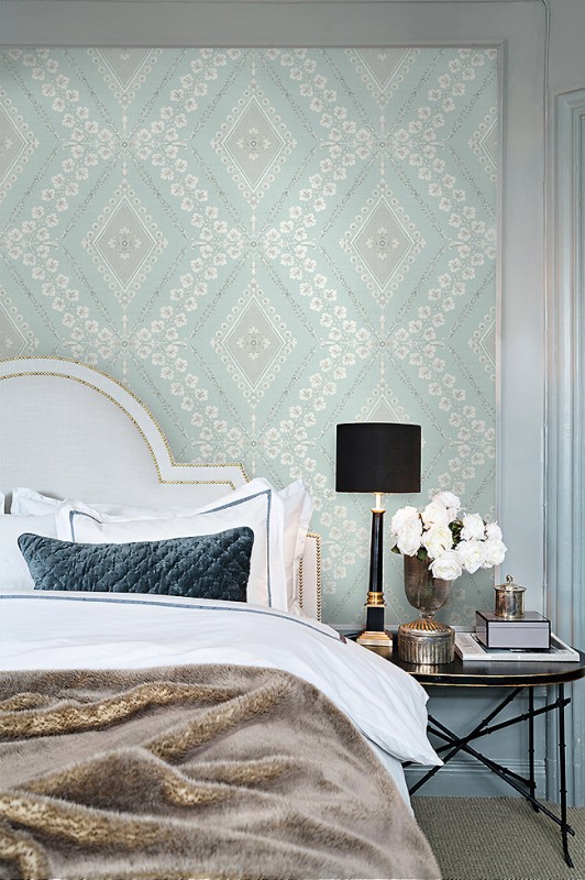 Design Wallcoverings Flower Ornament-307635