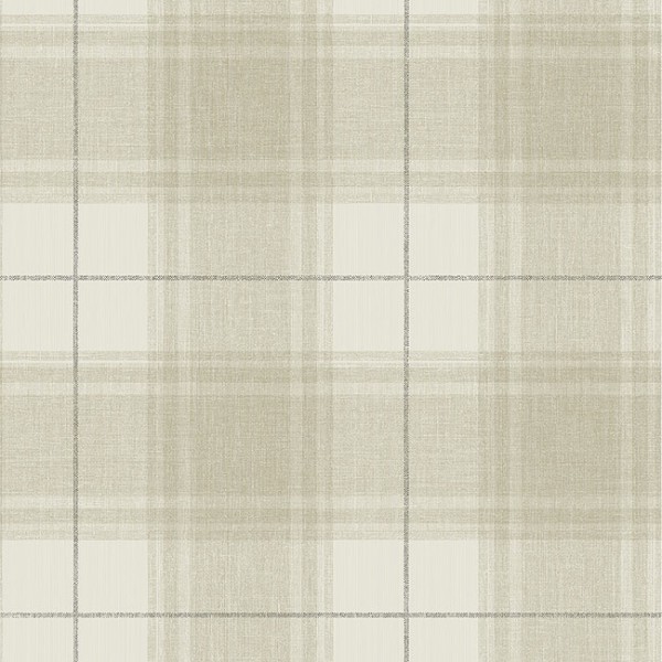 Геометрические обои Large Plaid-124035