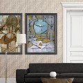 Moderne Tapeten Uni Geometric-657480