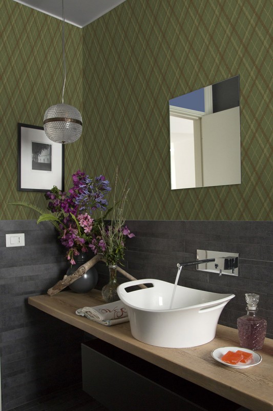 Geometric wallcoverings Noble Argyle-968458