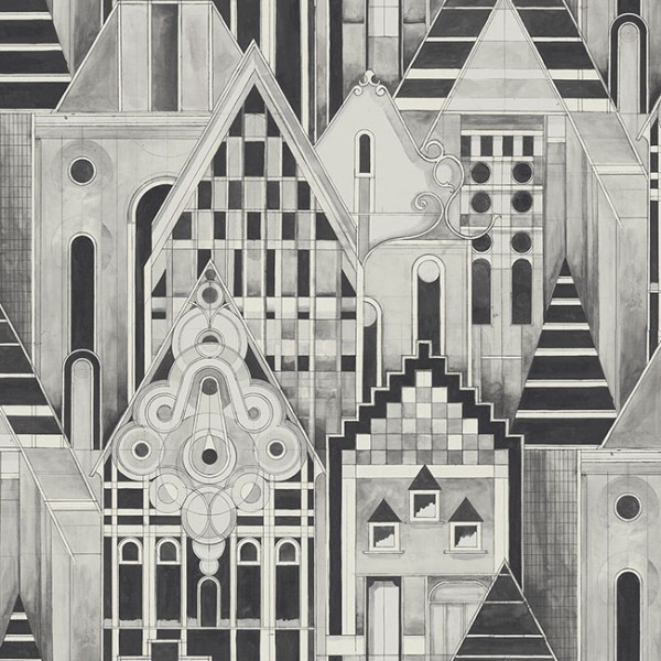 Дизайнерские Обои Geometric Houses-221273