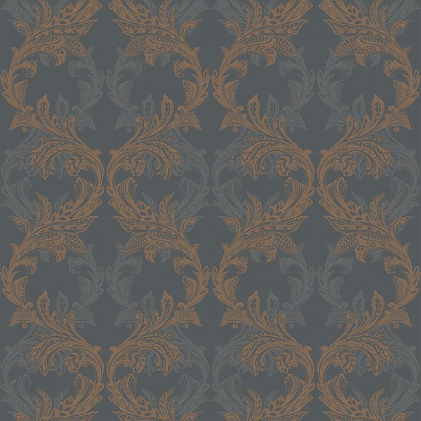 Klassische Tapeten Metallic Ornament-541922