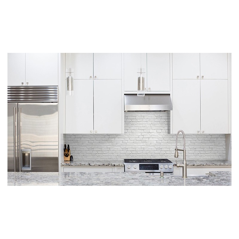 Самоклеющиеся обои White Bricks-266331