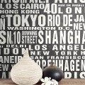 Selbstklebende Tapeten City Words-300563