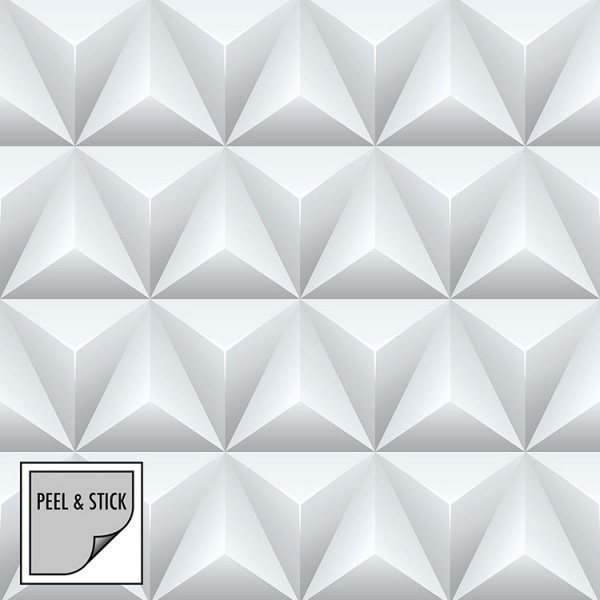 Peel and Stick Wallpaper 3D Geometry-152540