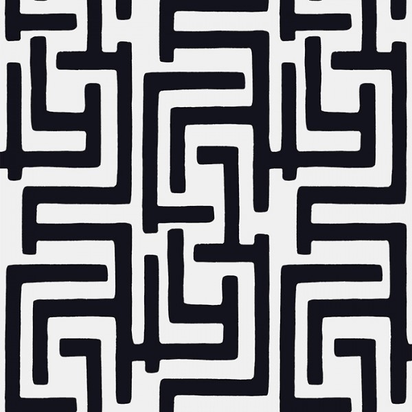 Geometric wallcoverings Mazes-171522