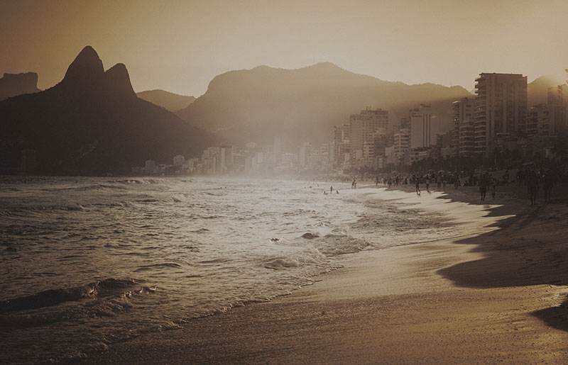 Murals Beaches and Waterfalls Rio De Janiero-A96D76