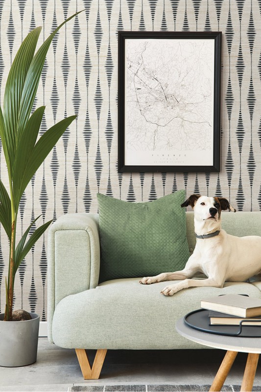 Геометрические обои Rabaul Ikat-157085