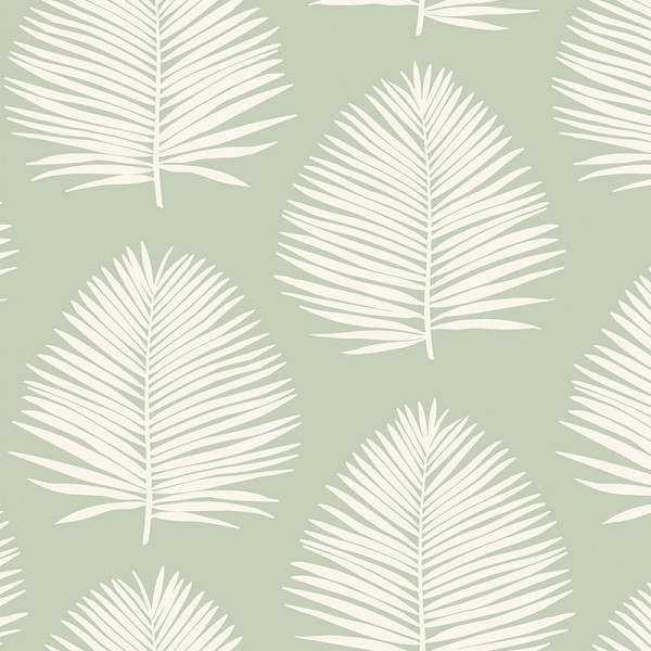 Зеленые обои Island's Leaves-962199