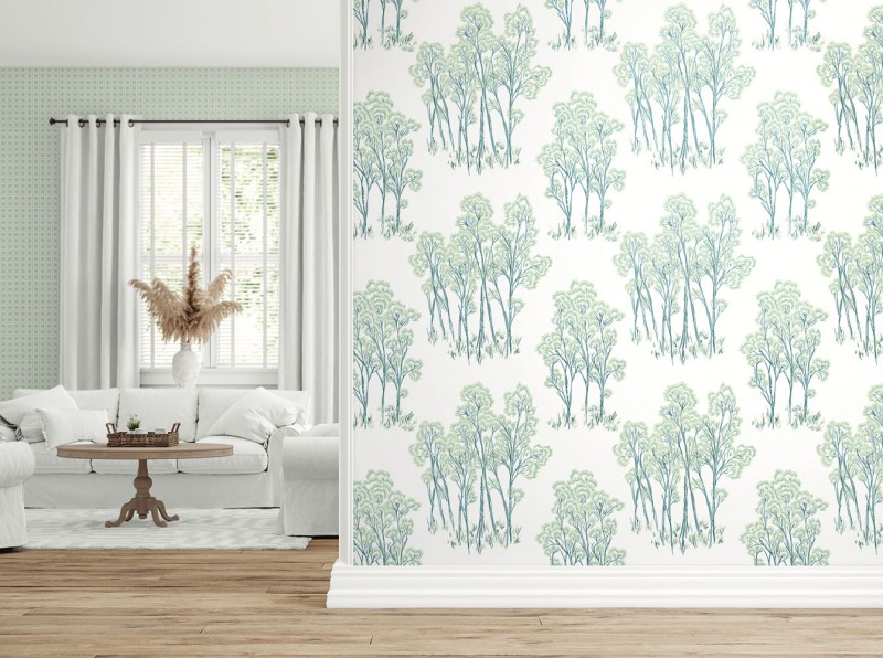 Цветочные обои Birch-163560