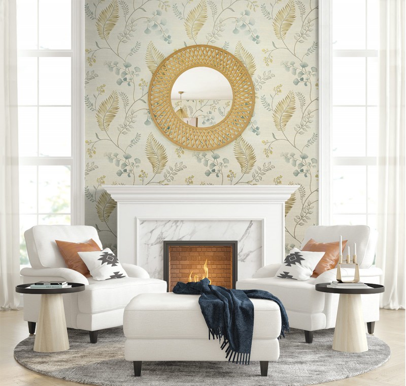 Floral wallpaper Cypress-202502