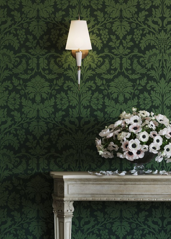 Blumen Tapeten Florale Damask-275545