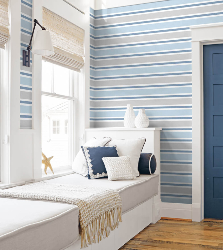 Самоклеющиеся обои Linen Cut Stripe-221825