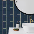Peel and Stick Wallpaper Retro Subway Tile-398763