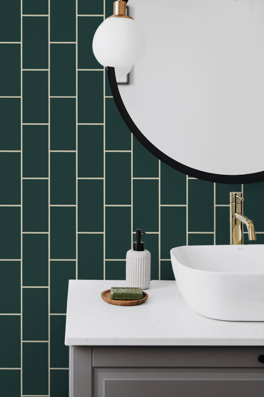 Selbstklebende Tapeten Retro Subway Tile-107193
