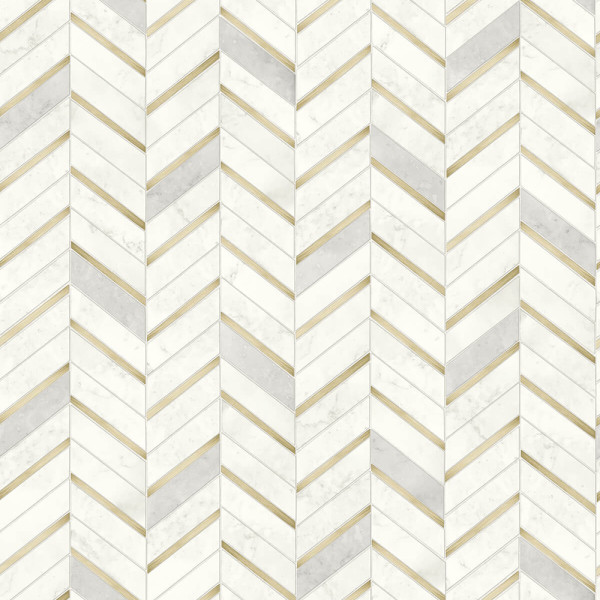 Peel and Stick Wallpaper Chevron Tile-205875