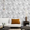 Peel and Stick Wallpaper Tropical Linework-310090