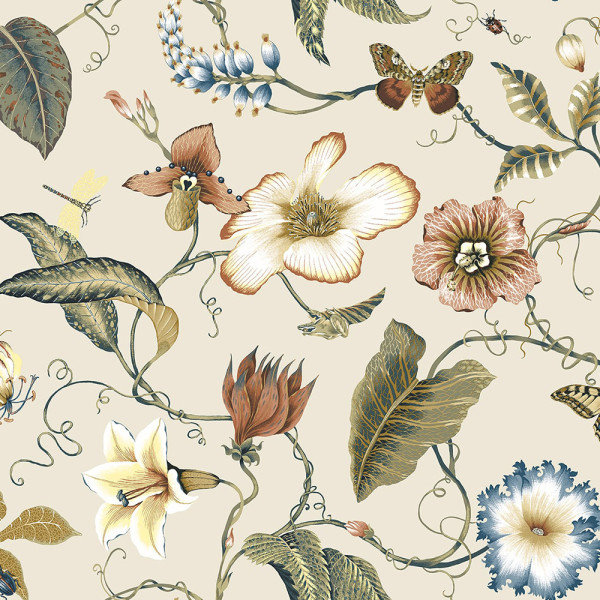 Peel and Stick Wallpaper Summer Garden Floral-230599