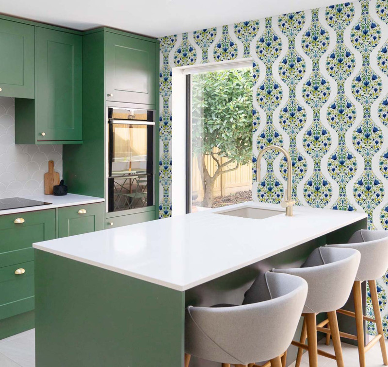 Selbstklebende Tapeten Floral Ogee-282538