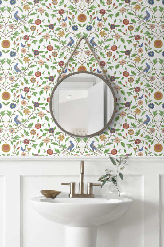 Selbstklebende Tapeten Bird Toile-356120