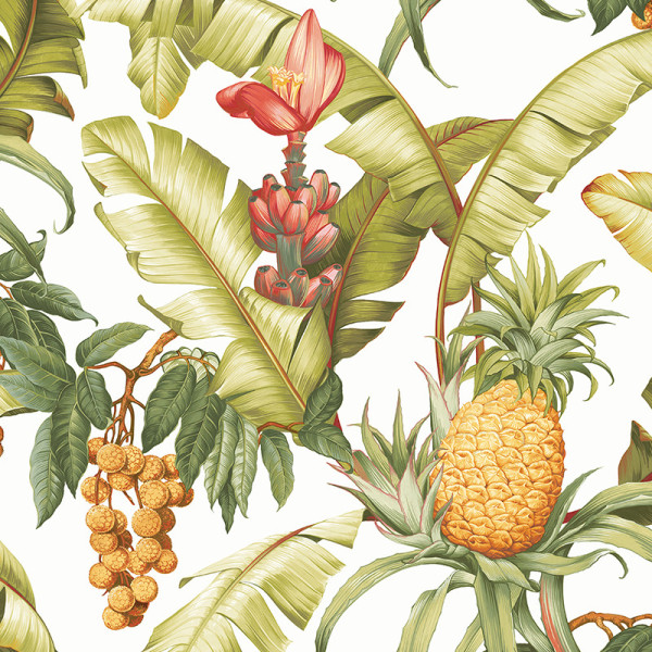 Самоклеющиеся обои Pineapple Floral-247468