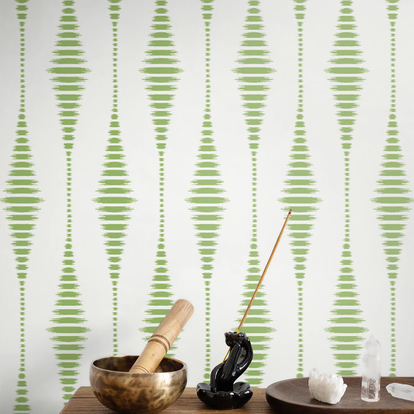 Selbstklebende Tapeten Striped Ikat-333586