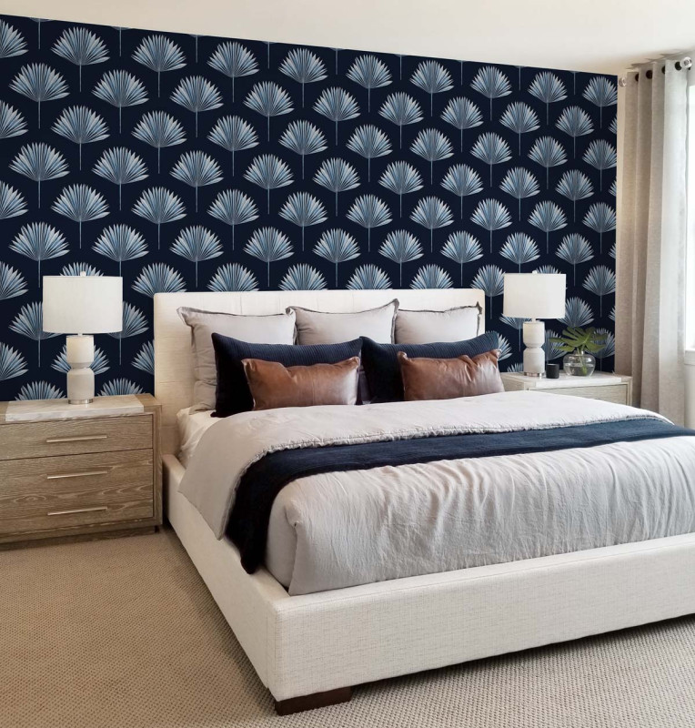 Peel and Stick Wallpaper Tropical Fan Palm-185900