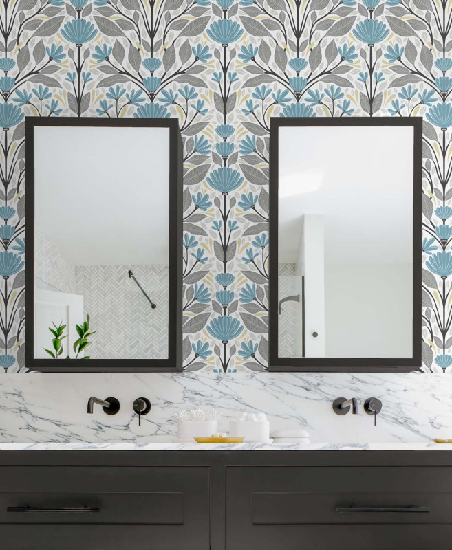 Selbstklebende Tapeten Folk Floral-251601