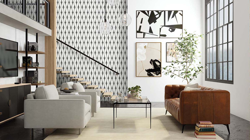 Геометрические обои Milford-244902