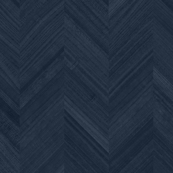 Tapeten Blau Veneer Herringbone-358182