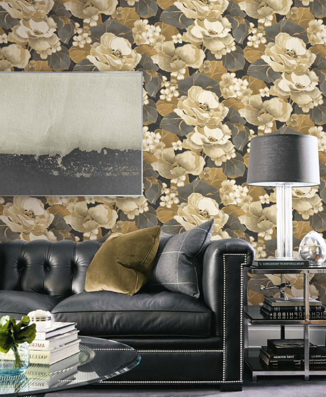 Peel and Stick Wallpaper Nouveau Floral-332100