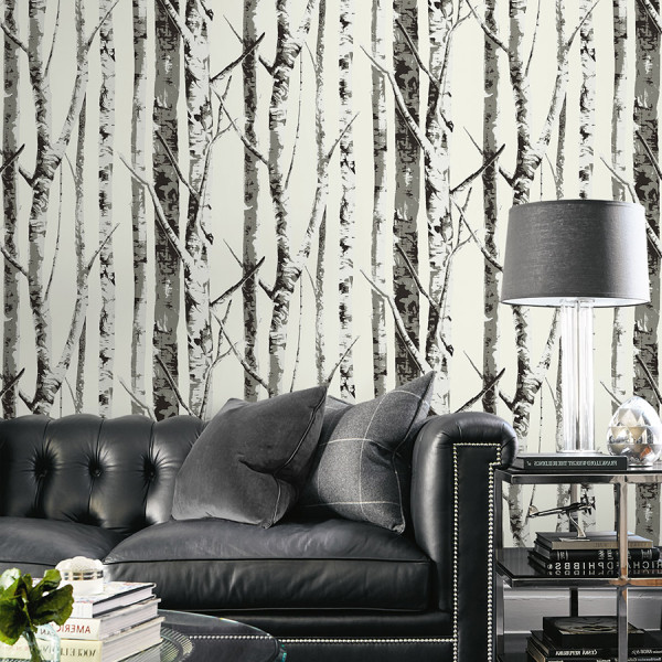 Selbstklebende Tapeten Winter Birch-186942