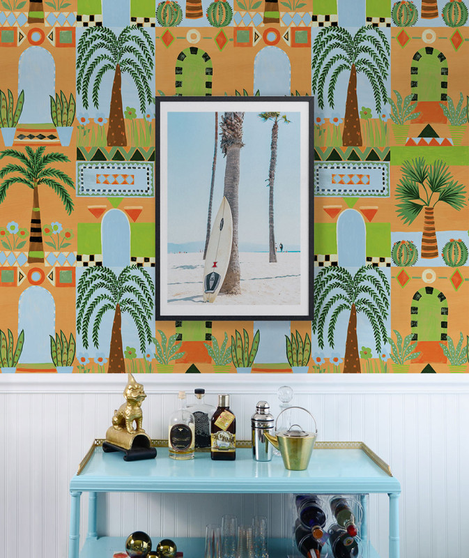 Самоклеющиеся обои Tropical Facade-470744