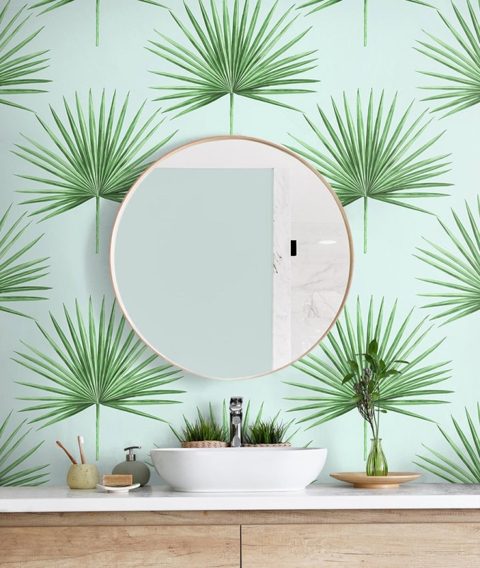 Peel and Stick Wallpaper Pacific Palm-110683