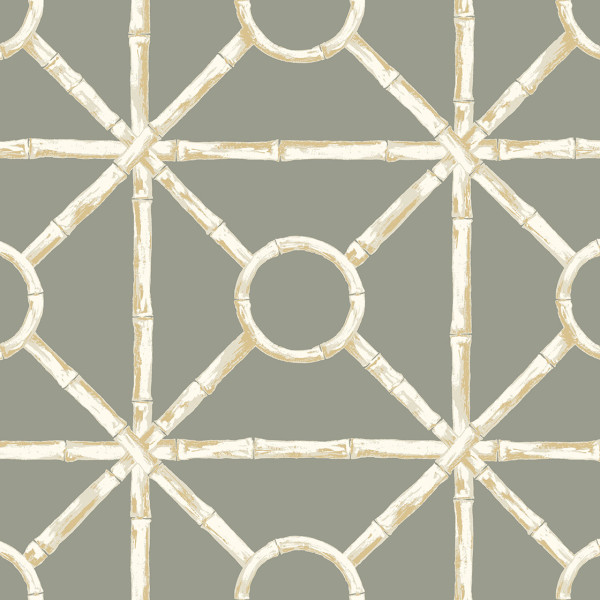 Geometric wallcoverings Zhen Bamboo-249507