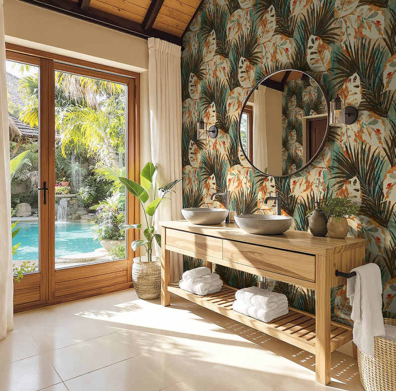 Floral wallpaper Karma-991223