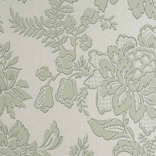 Floral wallpaper Ludington-CCA6E8