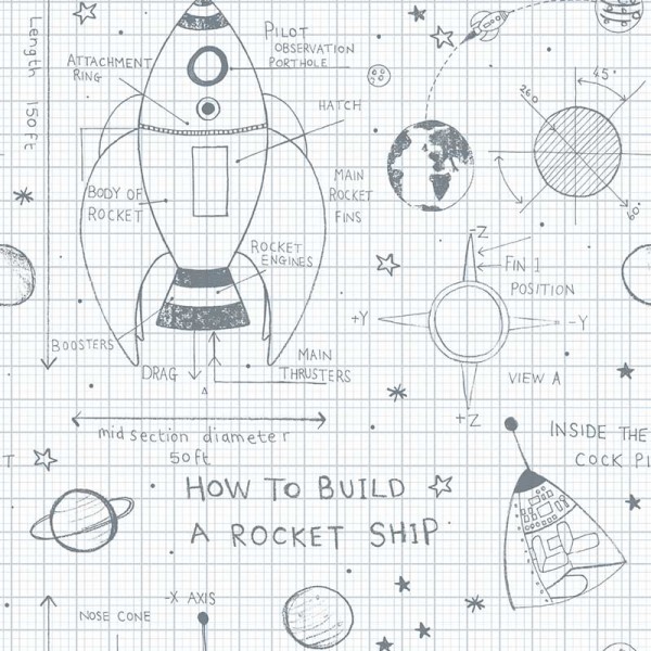 Kids wallpapers Rocket Ship-287935